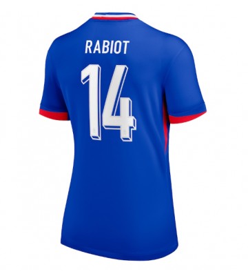 Frankrig Adrien Rabiot #14 Replika Hjemmebanetrøje Dame EM 2024 Kortærmet